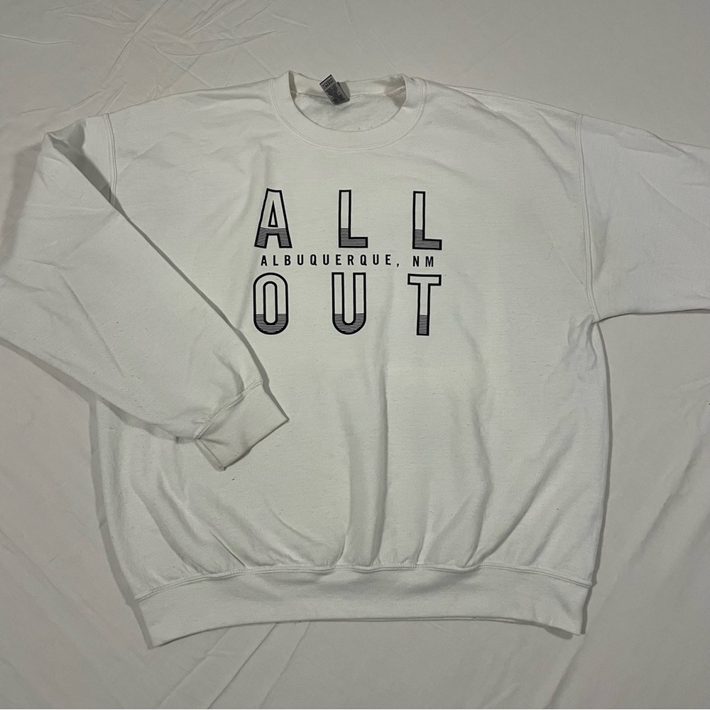 Orangetheory White Crewneck Sweater Albuquerque, NM
